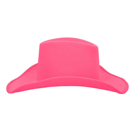 Cowboy Hoed Neon Roze Uv Blacklight van Boland koop je bij Partywinkel