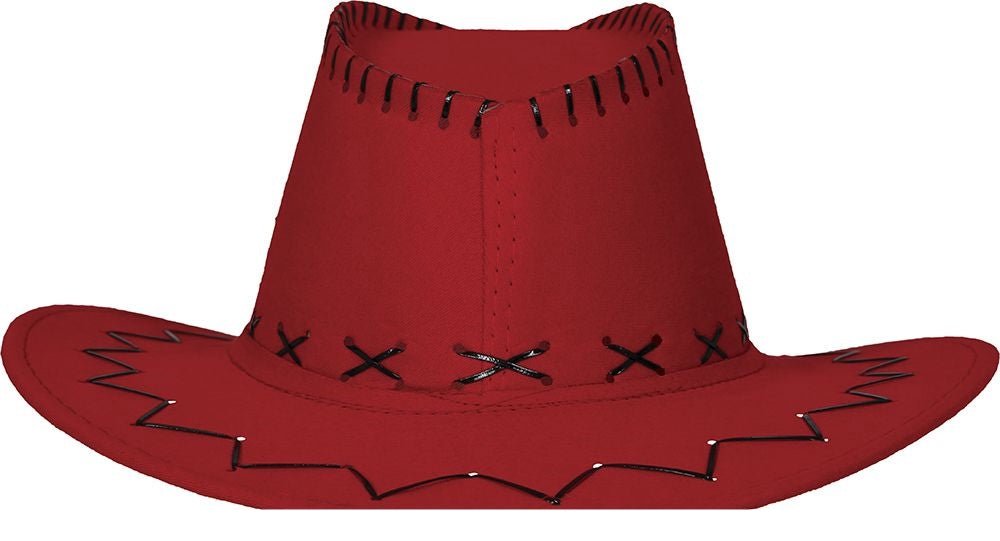 Cowboy Hoed Rood - Partywinkel - 8434077230282