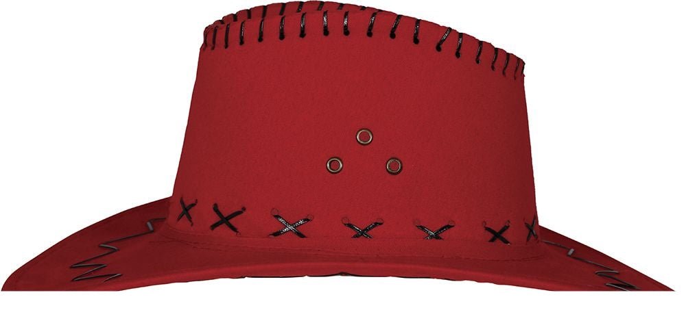 Cowboy Hoed Rood - Partywinkel - 8434077230282