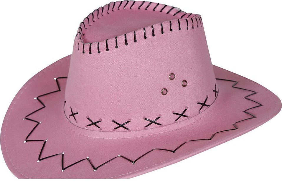 Cowboy Hoed Roze - Partywinkel - 8434077230268