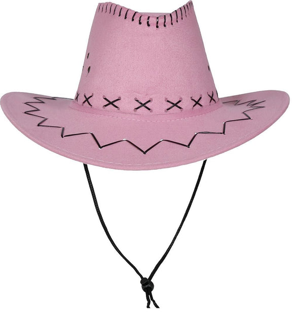 Cowboy Hoed Roze - Partywinkel - 8434077230268