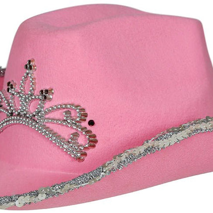 Cowboy Hoed Roze Dames - Partywinkel - 8434077135839