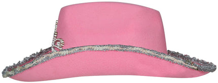 Cowboy Hoed Roze Dames - Partywinkel - 8434077135839