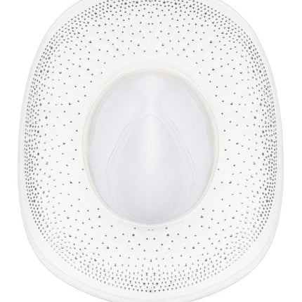 Cowboy Hoed Wit Strass van Wilbers & Wilbers koop je bij Partywinkel