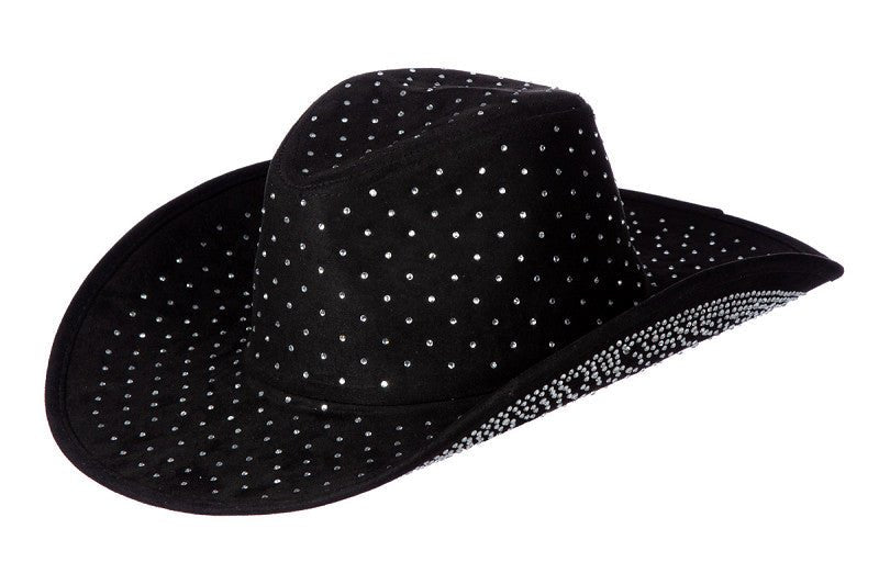 Cowboy Hoed Zwart Strass van Wilbers & Wilbers koop je bij Partywinkel