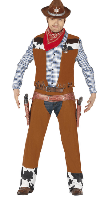 Cowboy Kostuum Bruin van Fiestas Guirca koop je bij Partywinkel