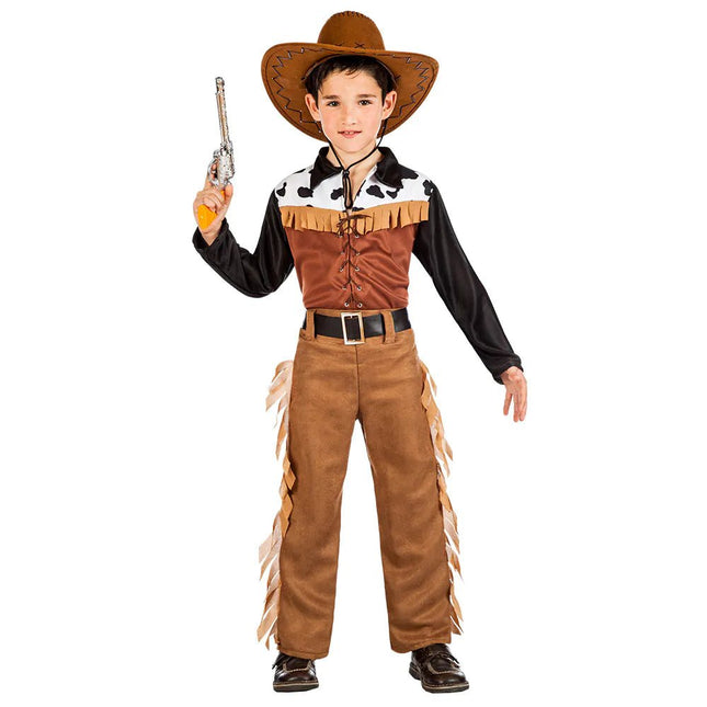Cowboy Kostuum Bruin Jongen van Boland koop je bij Partywinkel