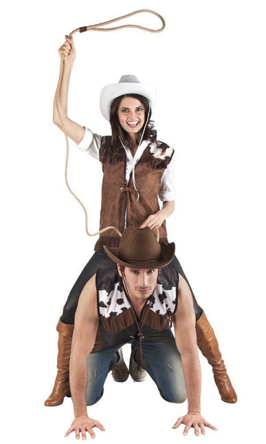 Cowboy Vest M van Boland koop je bij Partywinkel