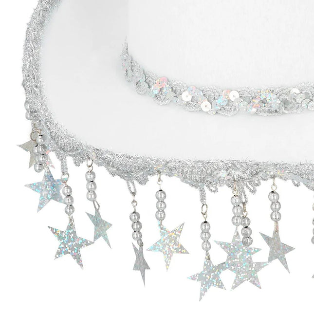 Cowboyhoed Stargazing wit van Boland koop je bij Partywinkel