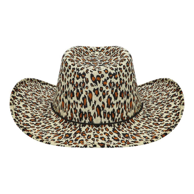 Cowboyhoed Wild luipaard van Boland koop je bij Partywinkel