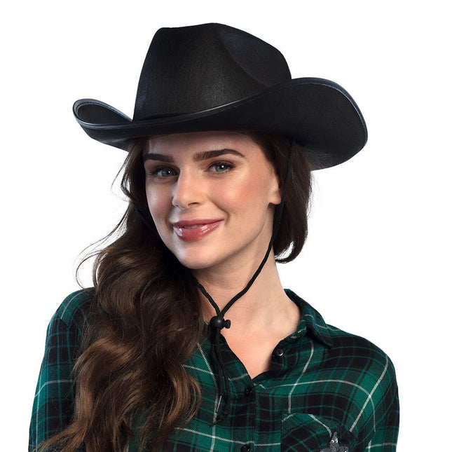 Cowboyhoed Zwart van Boland koop je bij Partywinkel