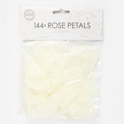 Creme Rozenblaadjes 144st van WeFiesta koop je bij Partywinkel