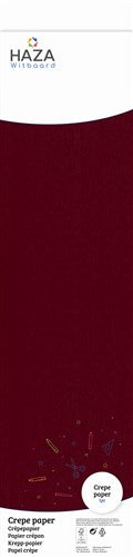 Papel crepé burdeos (250x50cm)