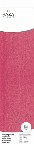 Papel crepé cerise (FSC, 250x50cm)