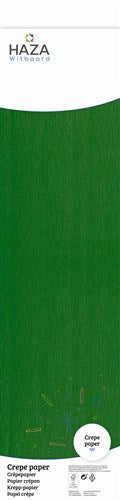 Papel crepé verde oscuro (FSC, 250x50cm)