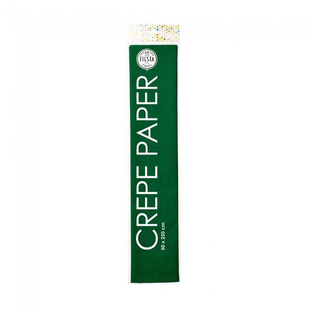 Crepe Papier Kerst Groen 50cm 2,5m van WeFiesta koop je bij Partywinkel