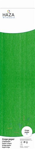 Papel crepé verde Navidad (FSC, 250x50cm)