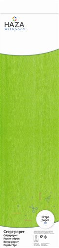 Papel crepé verde claro (FSC, 250x50cm)