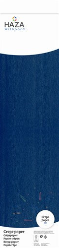 Papel crepé azul marino (250x50cm)