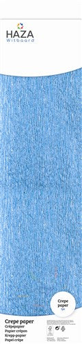 Papel crepé azul metalizado (150x50cm)