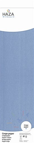 Papel crepé azul medio (250x50cm)