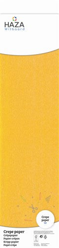 Papel crepé amarillo ocre (FSC, 250x50cm)
