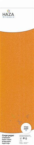 Papel crepé naranja (FSC, 250x50cm)