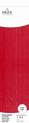 Papel crepé rojo (FSC, 250x50cm)