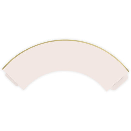 Cupcake Vormpjes Lichtroze Pastel 7,6cm 6st van Partydeco koop je bij Partywinkel