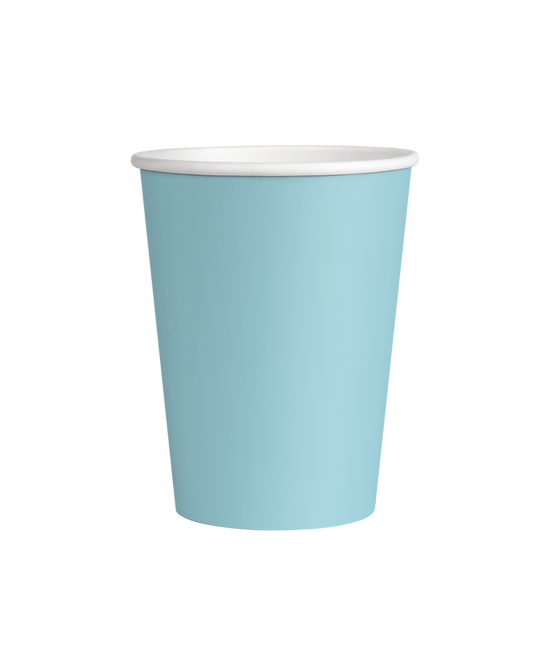 Vasos azul claro 7cm 8ud
