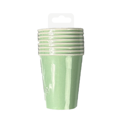 Vasos Verdes 7cm 8ud
