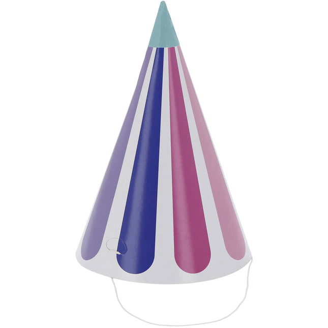 Sombreros de fiesta de colores 16cm 6uds