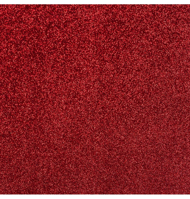 Mantel Rojo Purpurina 3m