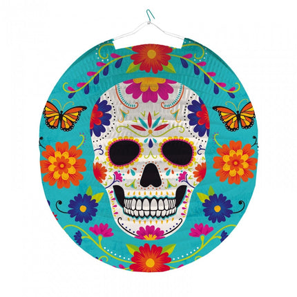 Day Of The Dead Lampion 25cm van Riethmueller koop je bij Partywinkel