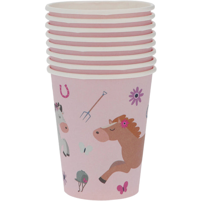 Taza Caballo 250ml 8ud