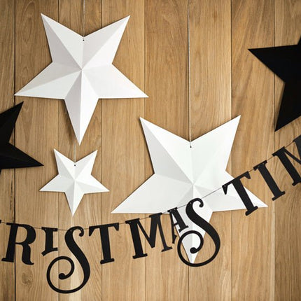 Decoratie Sterren Wit 6st van Partydeco koop je bij Partywinkel