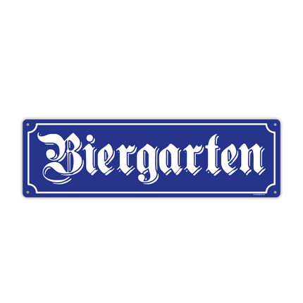 Oktoberfest Cartel de puerta Biergarten 48cm
