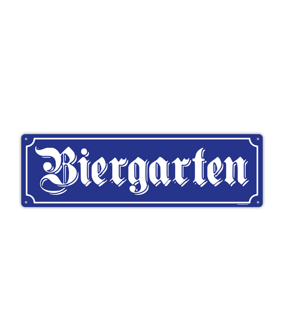 Oktoberfest Cartel de puerta Biergarten 48cm