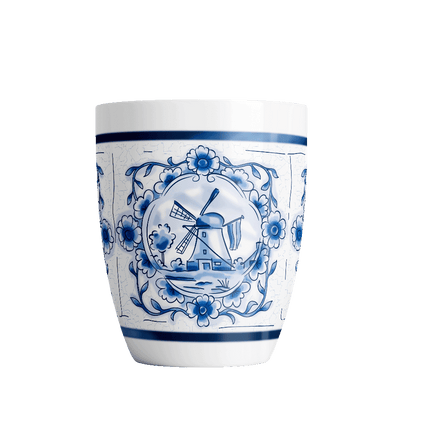 Taza azul de Delft - Casa de locos