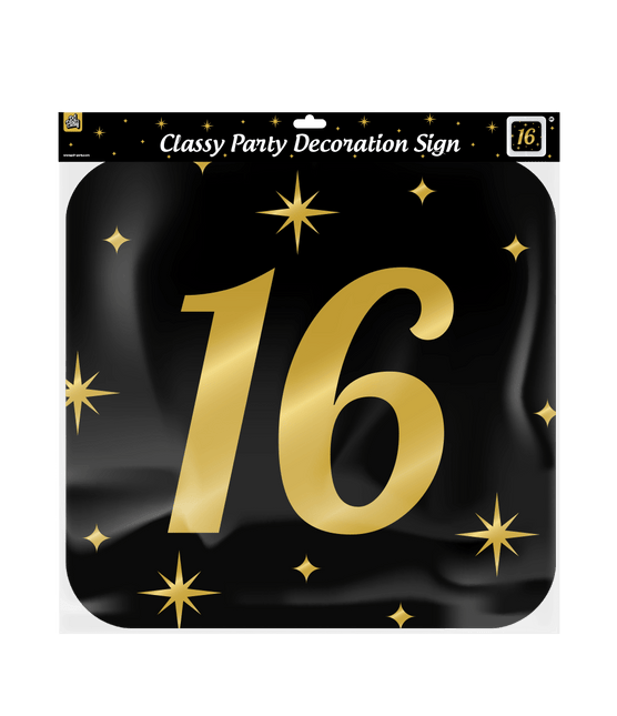 Deurbord 16 Jaar 50cm van Paper Dreams koop je bij Partywinkel