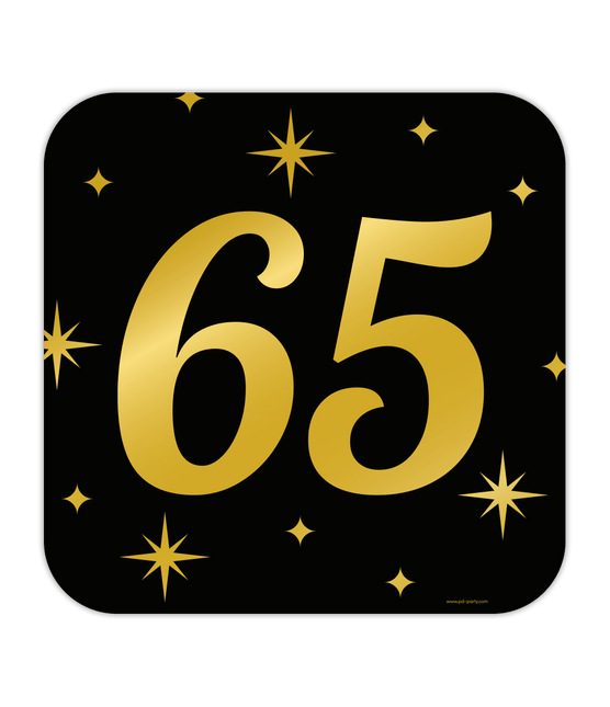 Deurbord 65 Jaar 50cm van Paper Dreams koop je bij Partywinkel