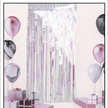 Deurgordijn Holografisch 2m van Fiestas Guirca koop je bij Partywinkel