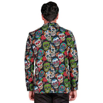 Dia De Los Muertos Jas Heren van Widmann koop je bij Partywinkel