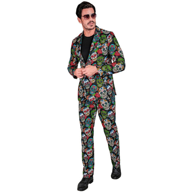 Dia De Los Muertos Kostuum Heren van Widmann koop je bij Partywinkel