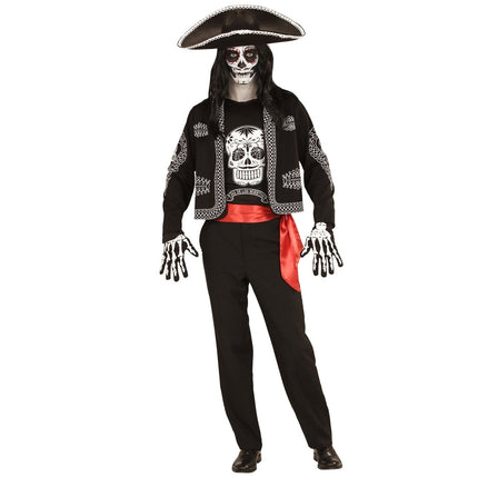 Dia De Los Muertos Shirt van Widmann koop je bij Partywinkel