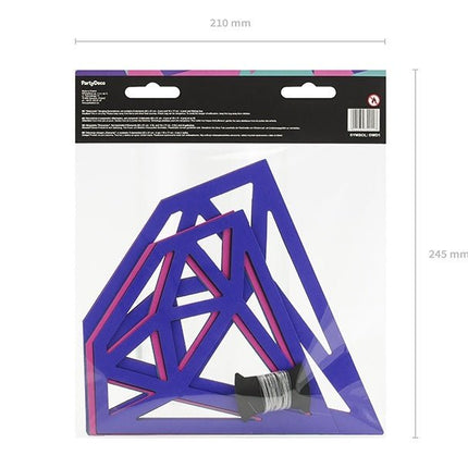 Diamant Hangdecoratie Set 8 delig van Partydeco koop je bij Partywinkel