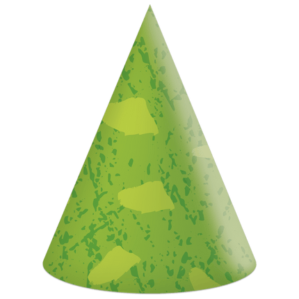 Dino Feesthoedjes Groen 6st van Procos koop je bij Partywinkel