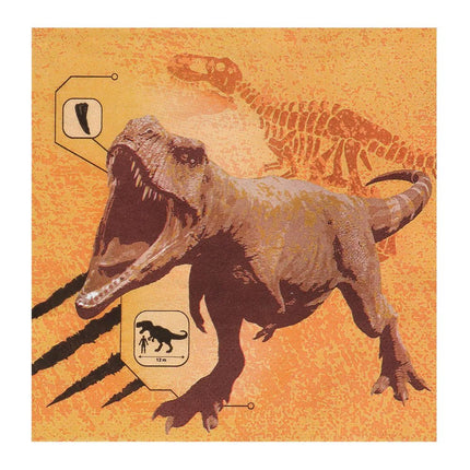 Dino Servetten 33cm 20st - Partywinkel - 8712026506085