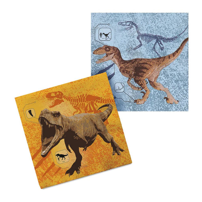 Dino Servetten 33cm 20st - Partywinkel - 8712026506085