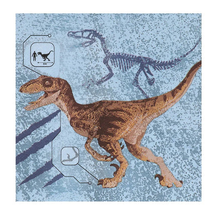 Dino Servetten 33cm 20st - Partywinkel - 8712026506085